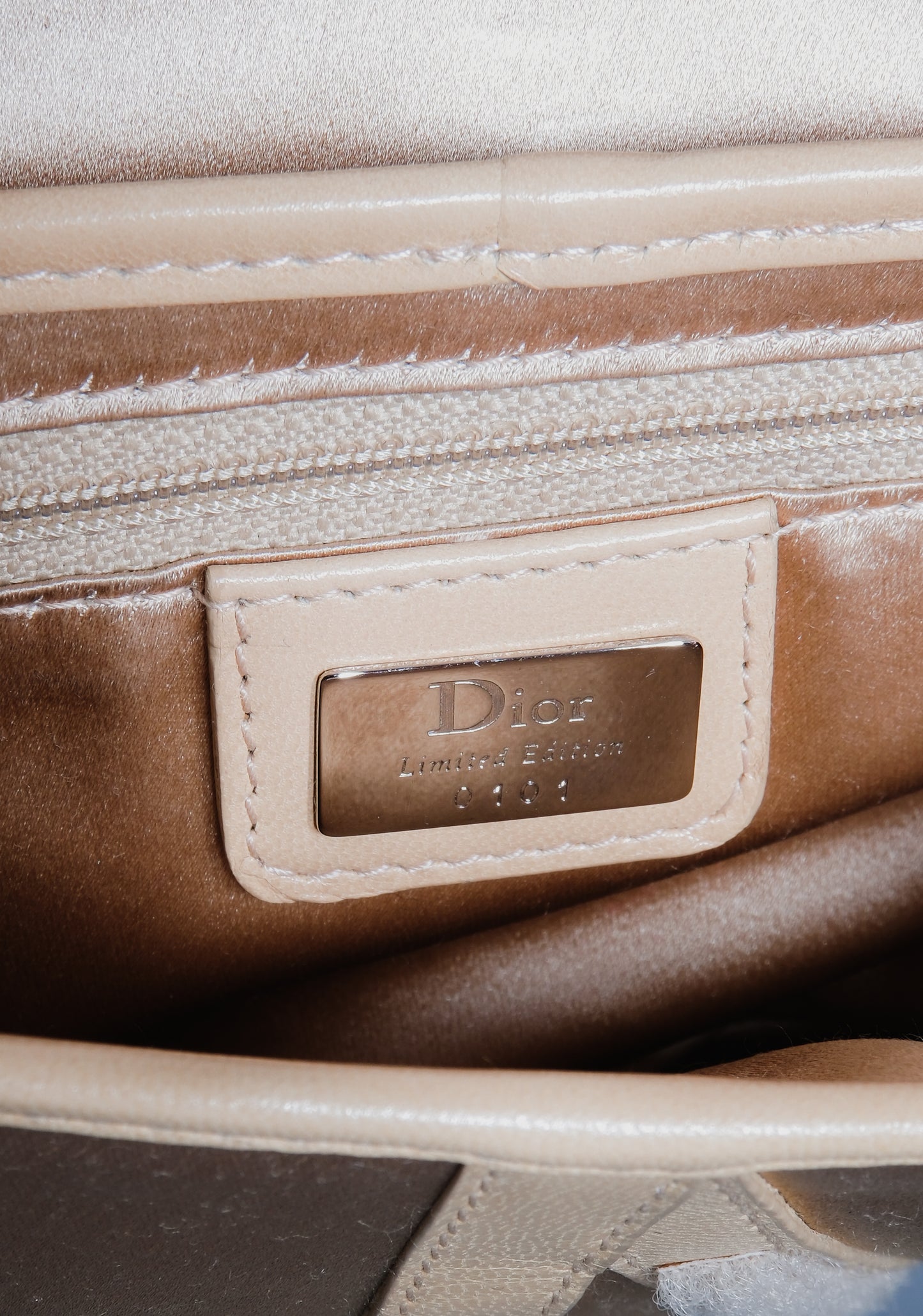 Dior Vintage Silk Saddle