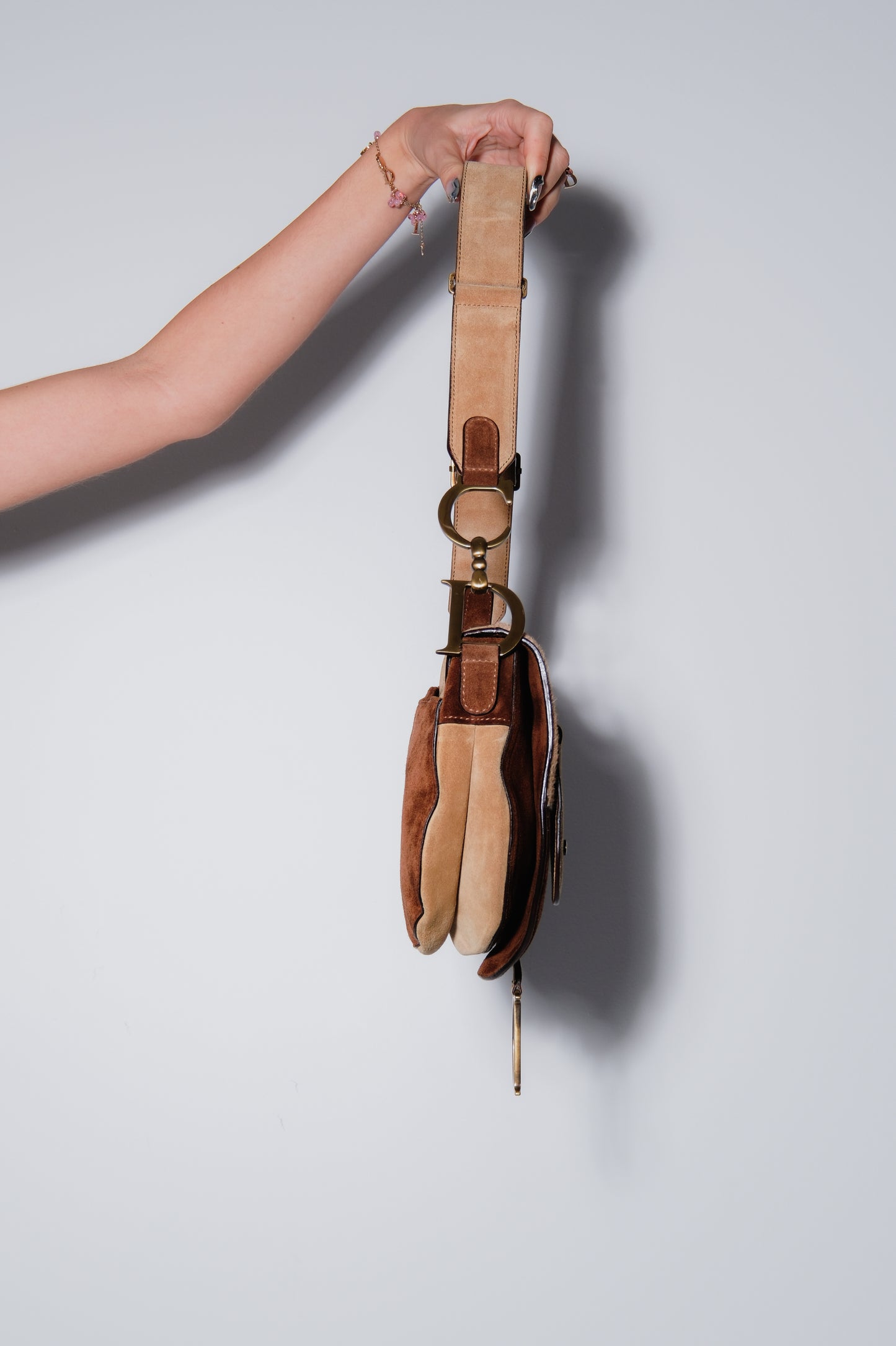 Dior Vintage Suede Saddle