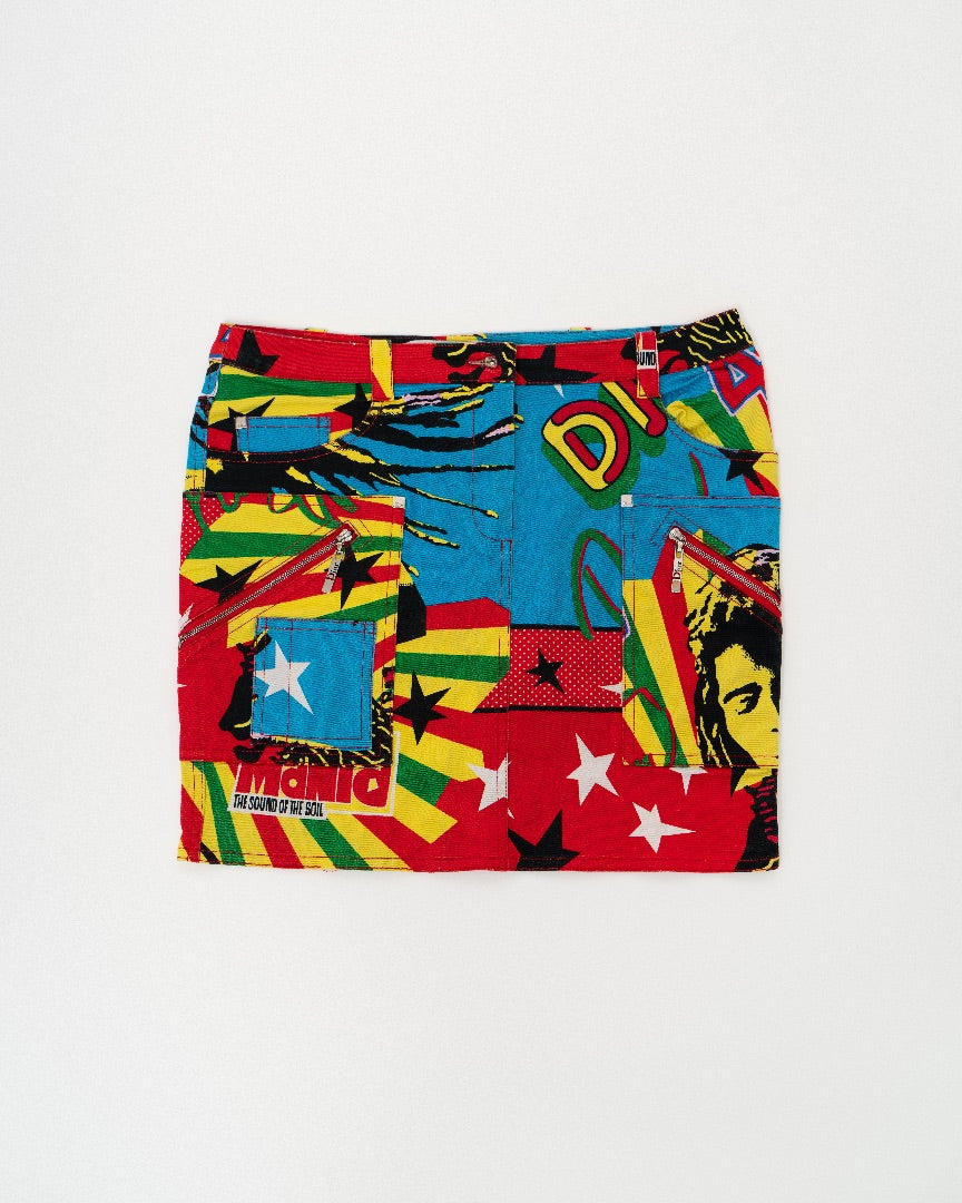 Dior Vintage Rasta Mania Skirt