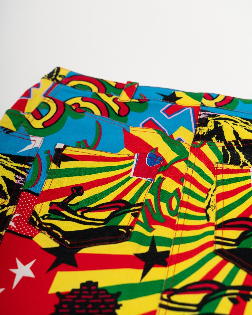 Dior Vintage Rasta Mania Skirt