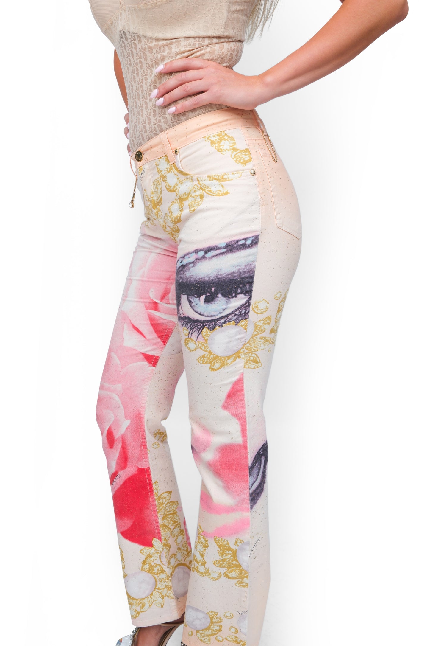 Roberto Cavalli Printed Trousers