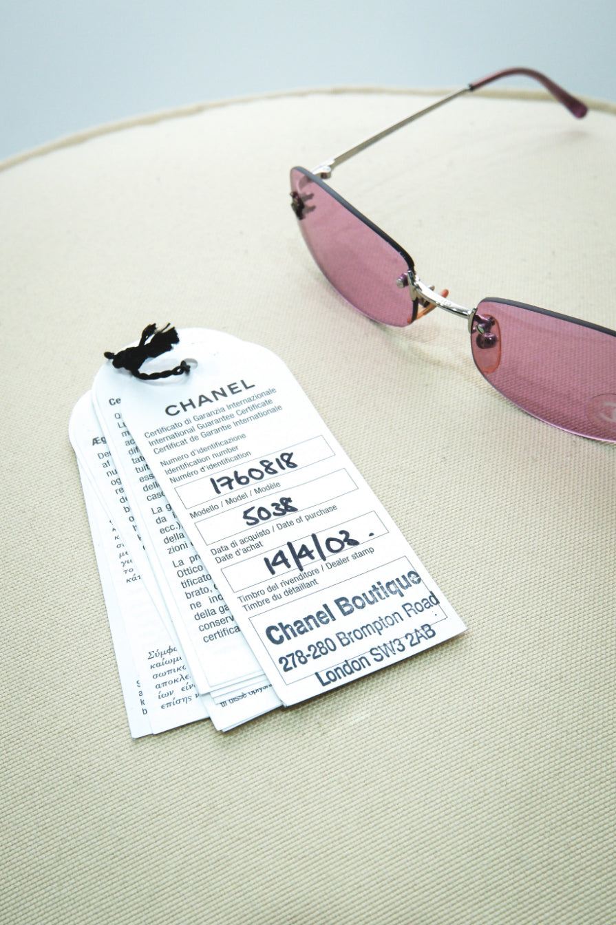 chanel gradient sunglasses