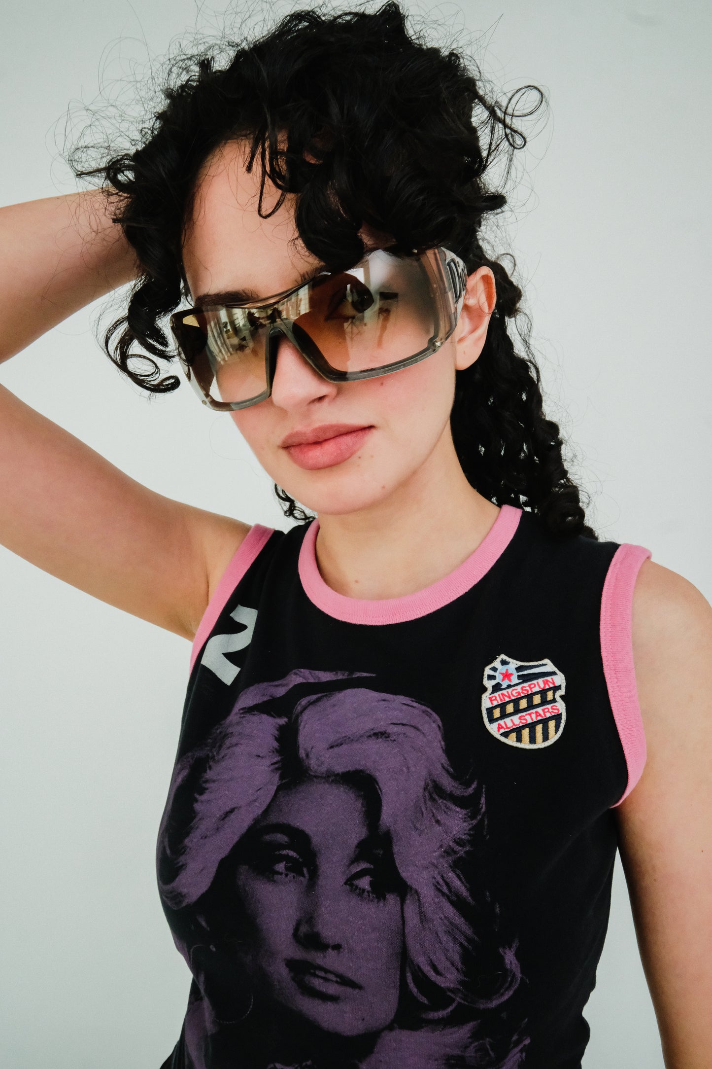 Vintage Dior Overshine Shield Sunglasses