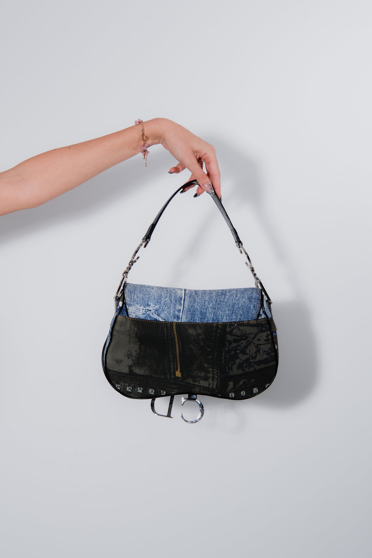 Dior Vintage Denim Saddle
