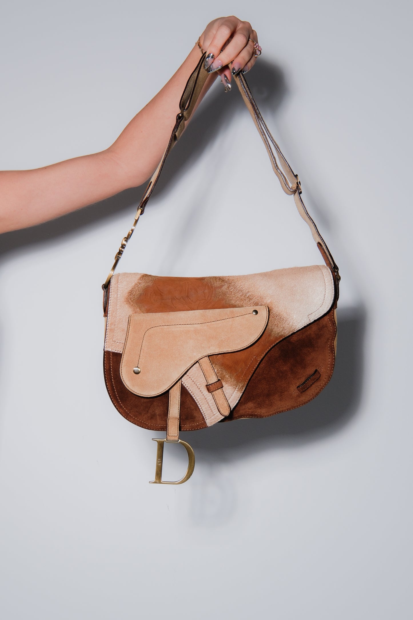 Dior Vintage Suede Saddle