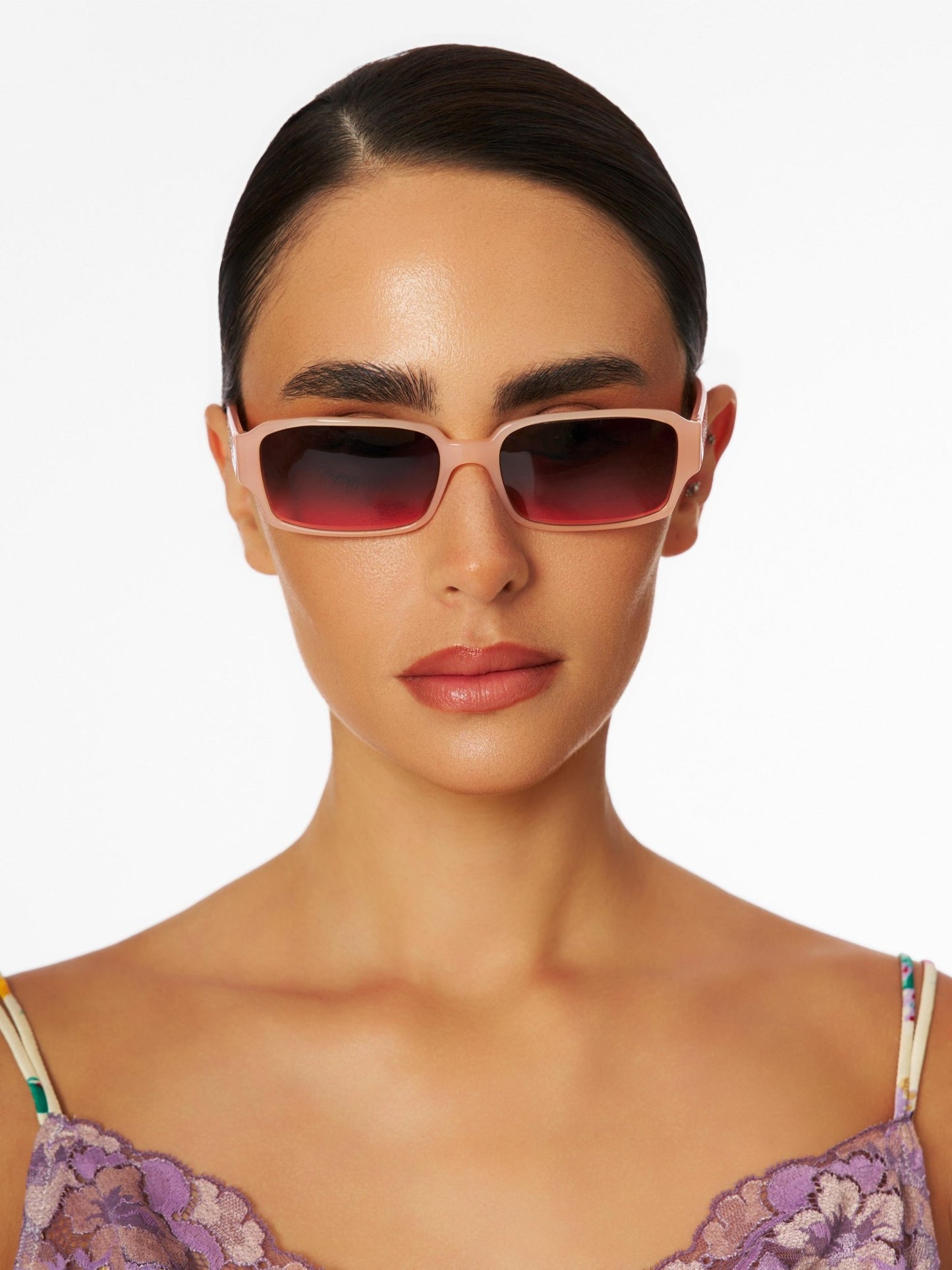 Chanel Rhinestone Logo Sunglasses