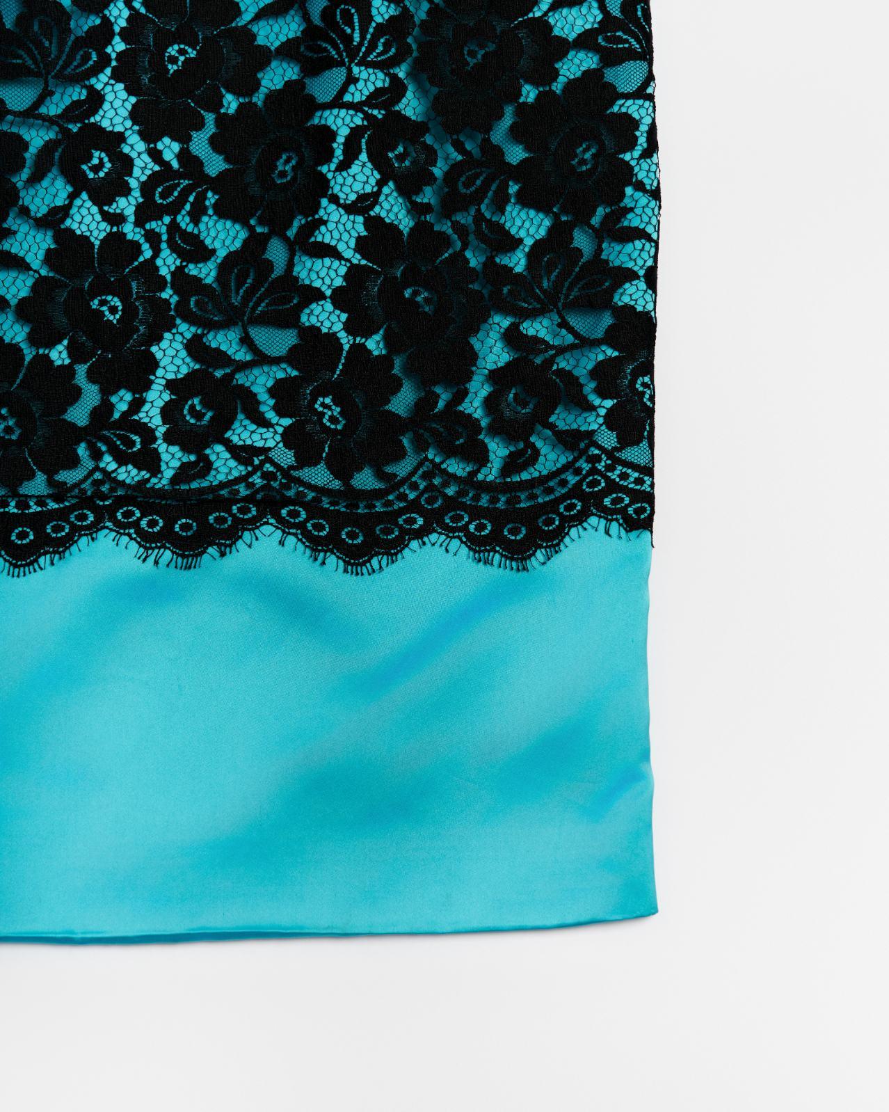 Dolce & Gabbana Electric Blue Lace Dress