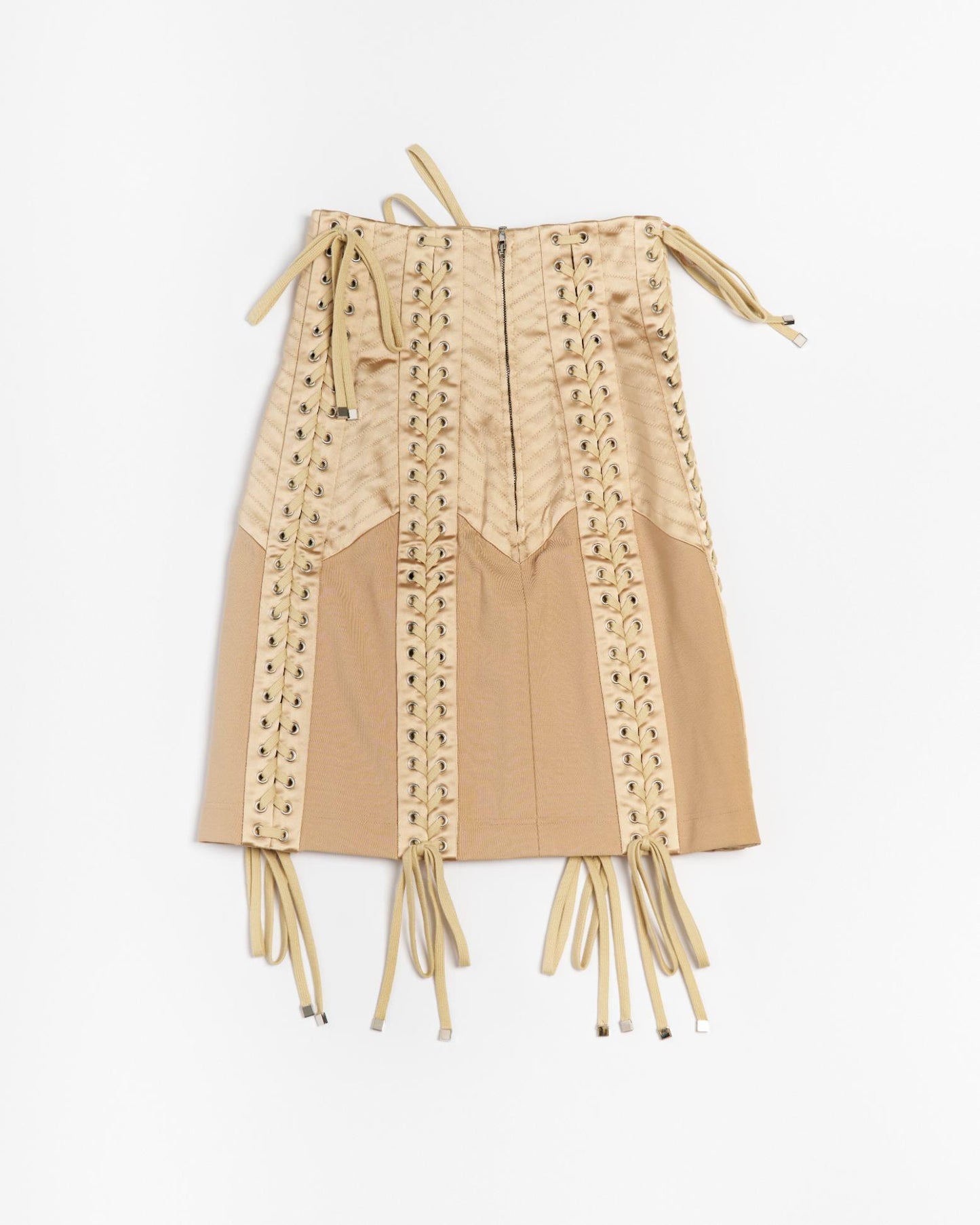 Dolce & Gabbana Lace-Up Corset Skirt
