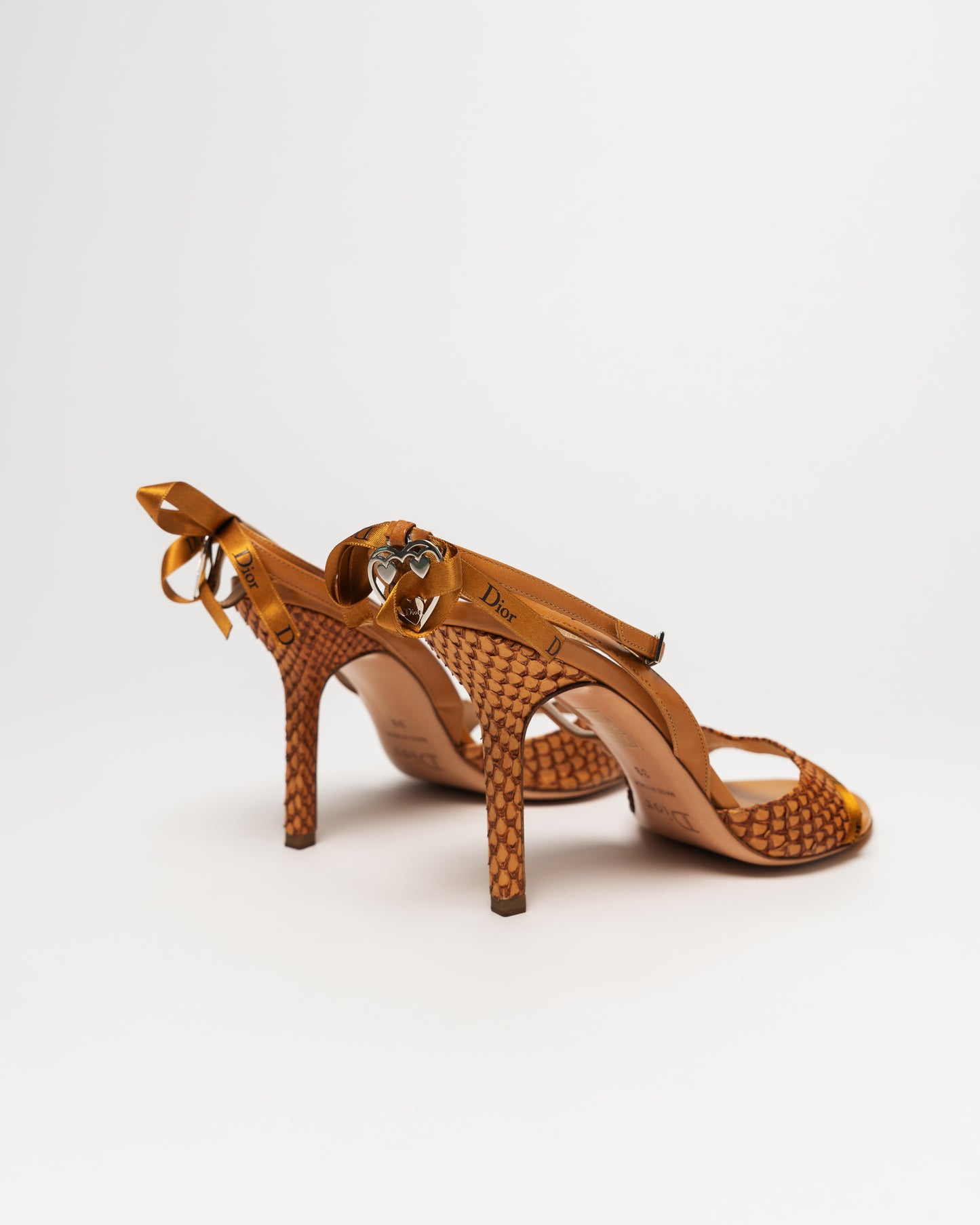 Dior Vintage Python Heels