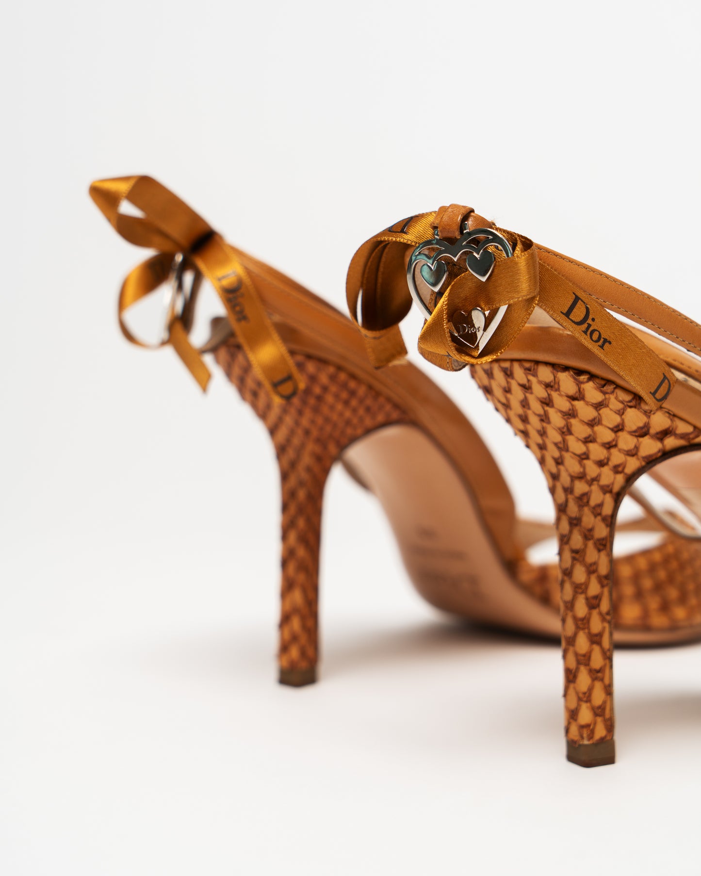 Dior Vintage Python Heels
