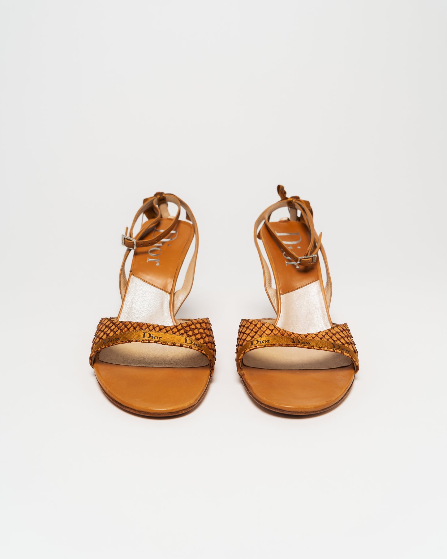 Dior Vintage Python Heels