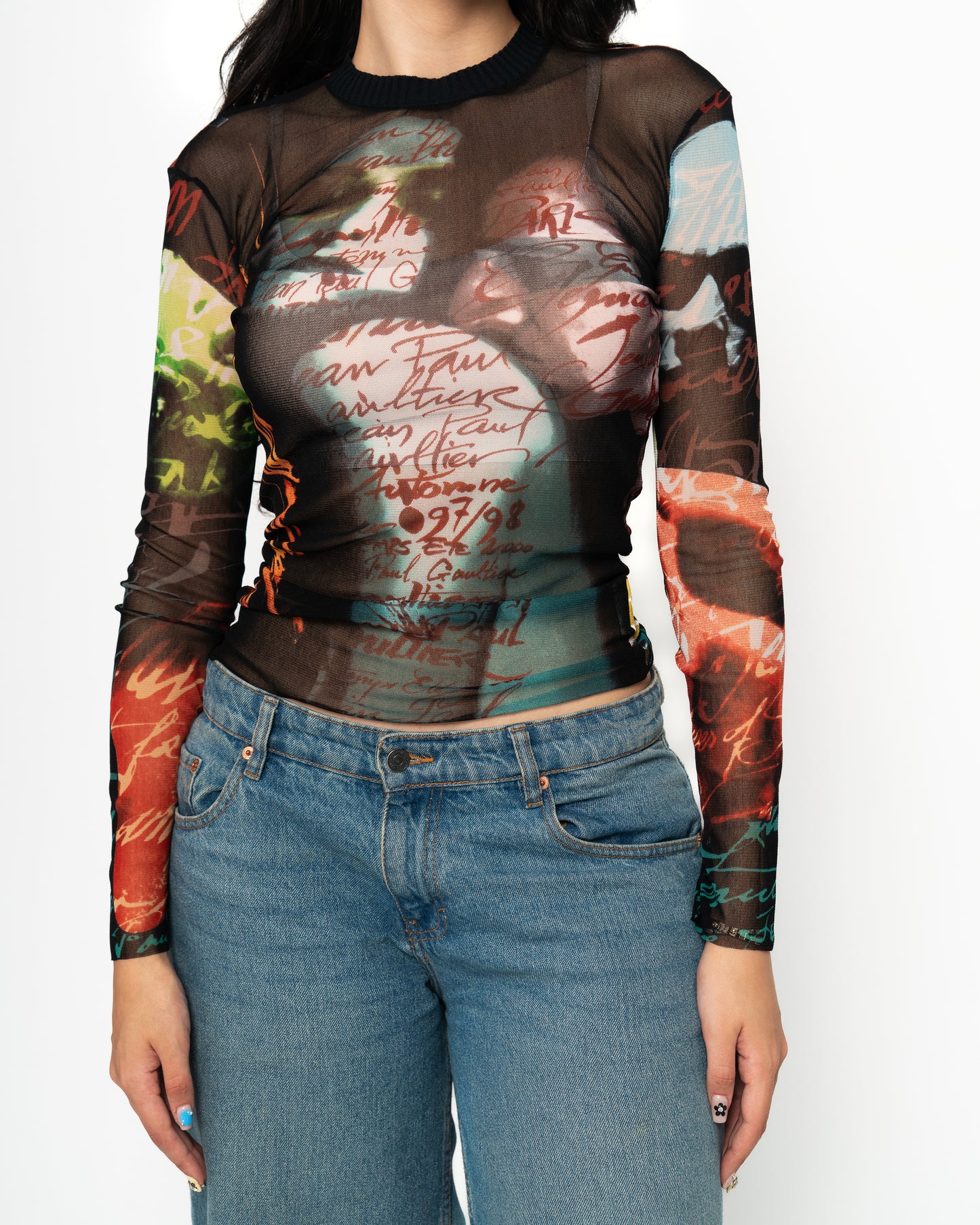 Jean Paul Gaultier Vintage Tattoo Top
