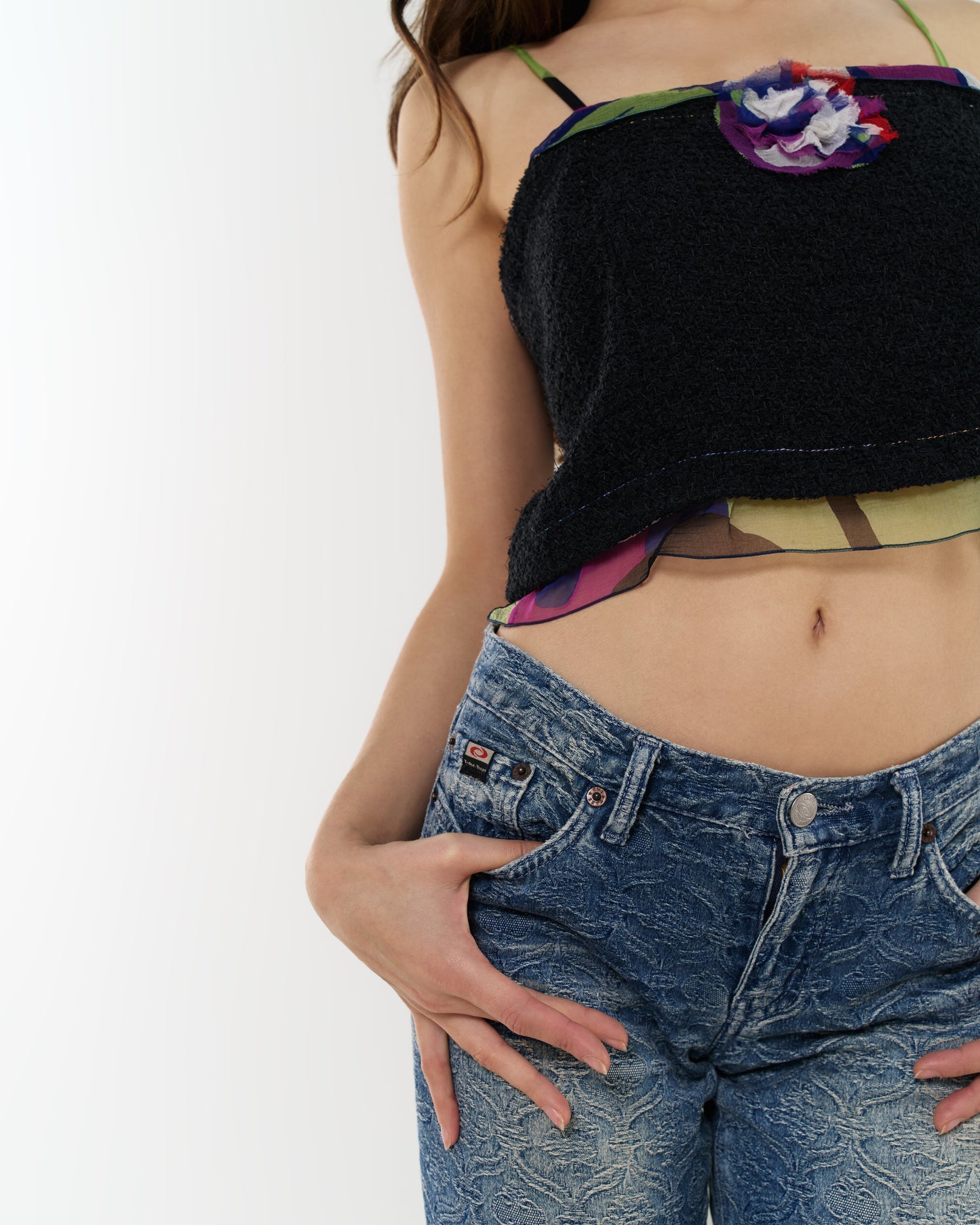 Chanel Floral Appliqué Top