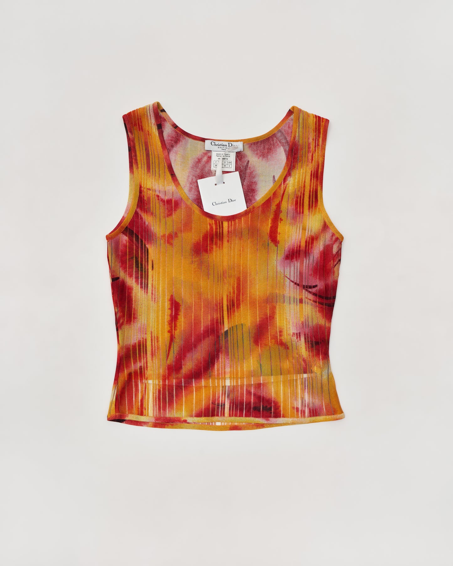 Dior Vintage Pixelated Top