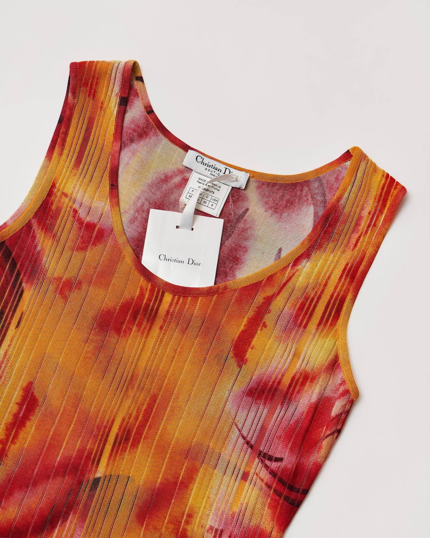 Dior Vintage Pixelated Top