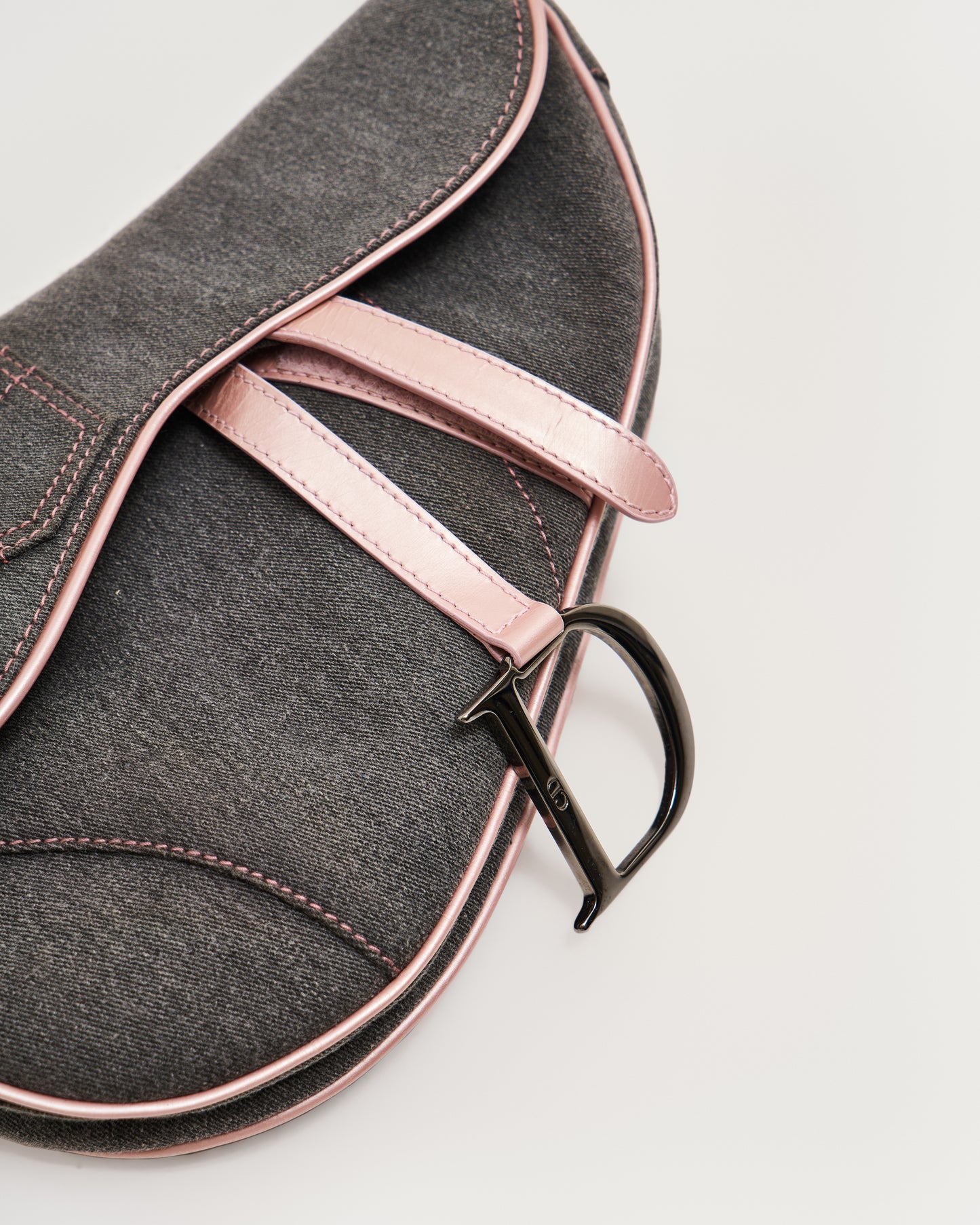 Dior Vintage Denim Saddle