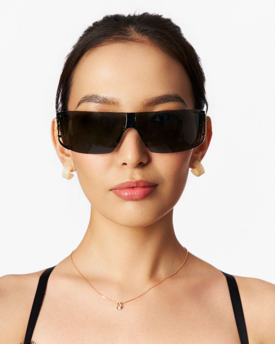 Vintage Dolce & Gabbanna Diamante Monogram Sunglasses