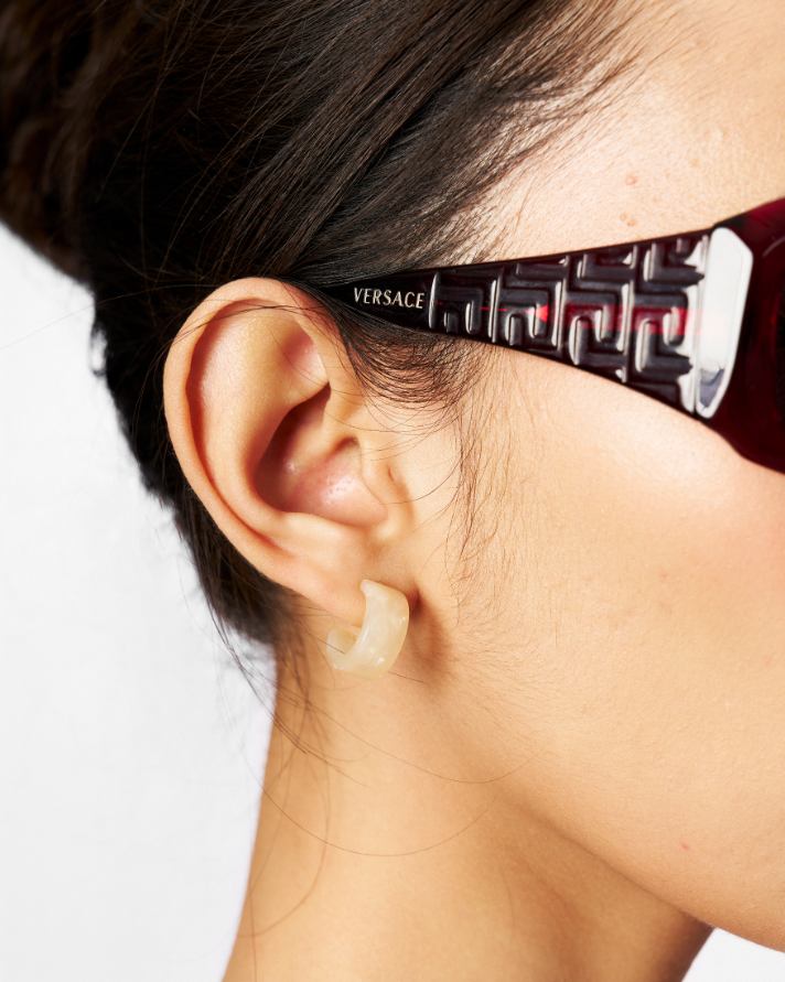 Vintage Versace Cate Eye Sheild Sunglasses