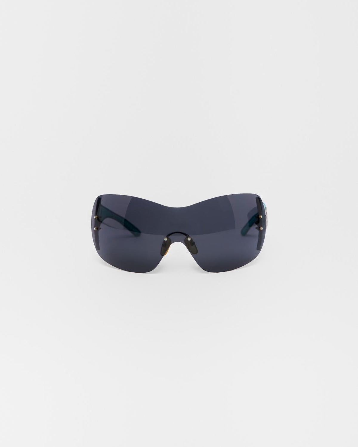 Vintage Blumarine Leather Sheild Sunglasses