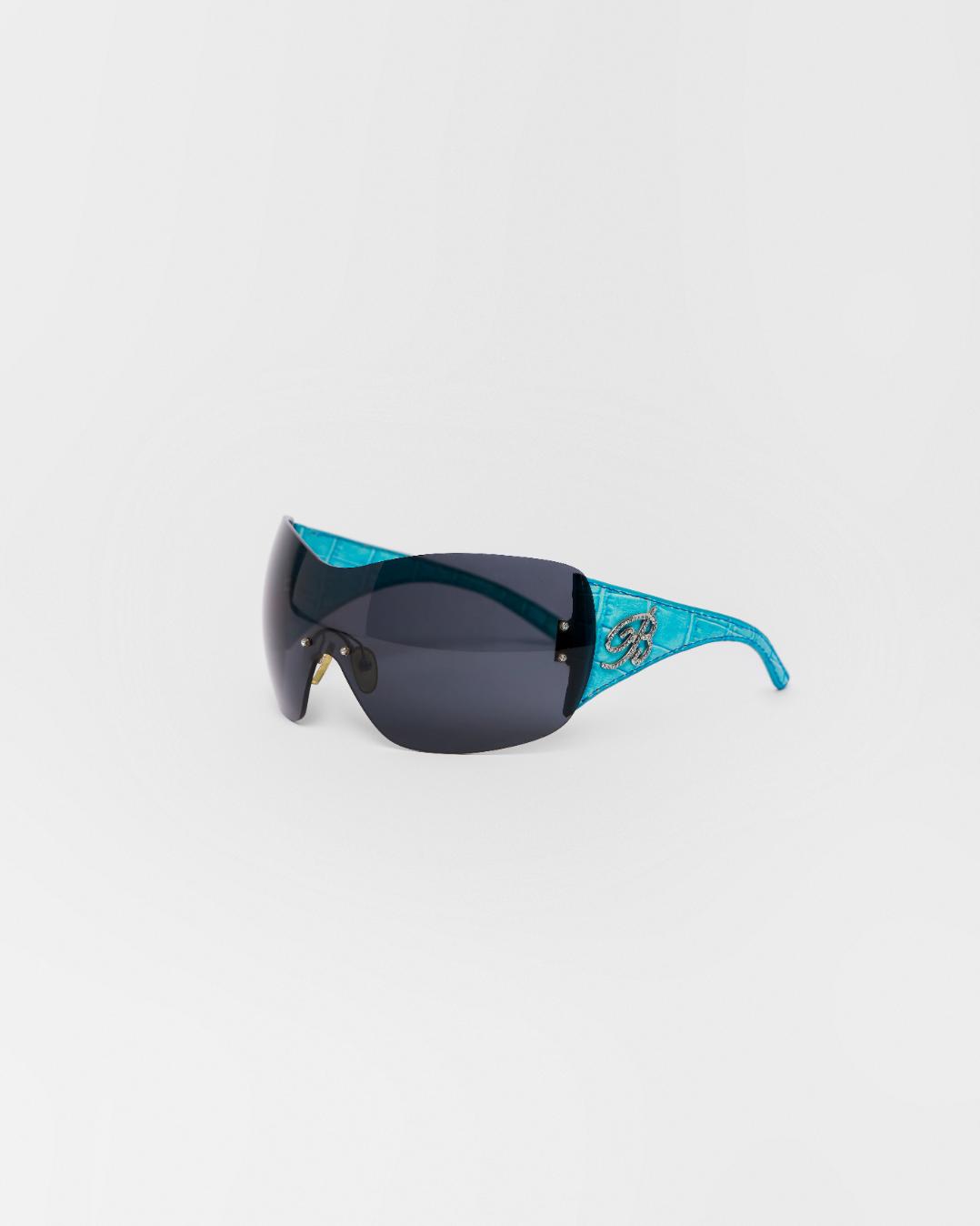 Vintage Blumarine Leather Sheild Sunglasses