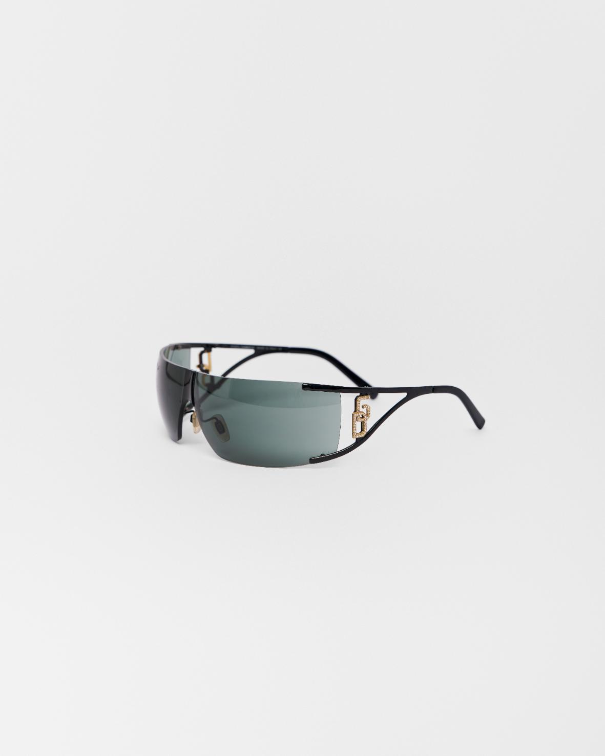 Vintage Dolce & Gabbanna Diamante Monogram Sunglasses