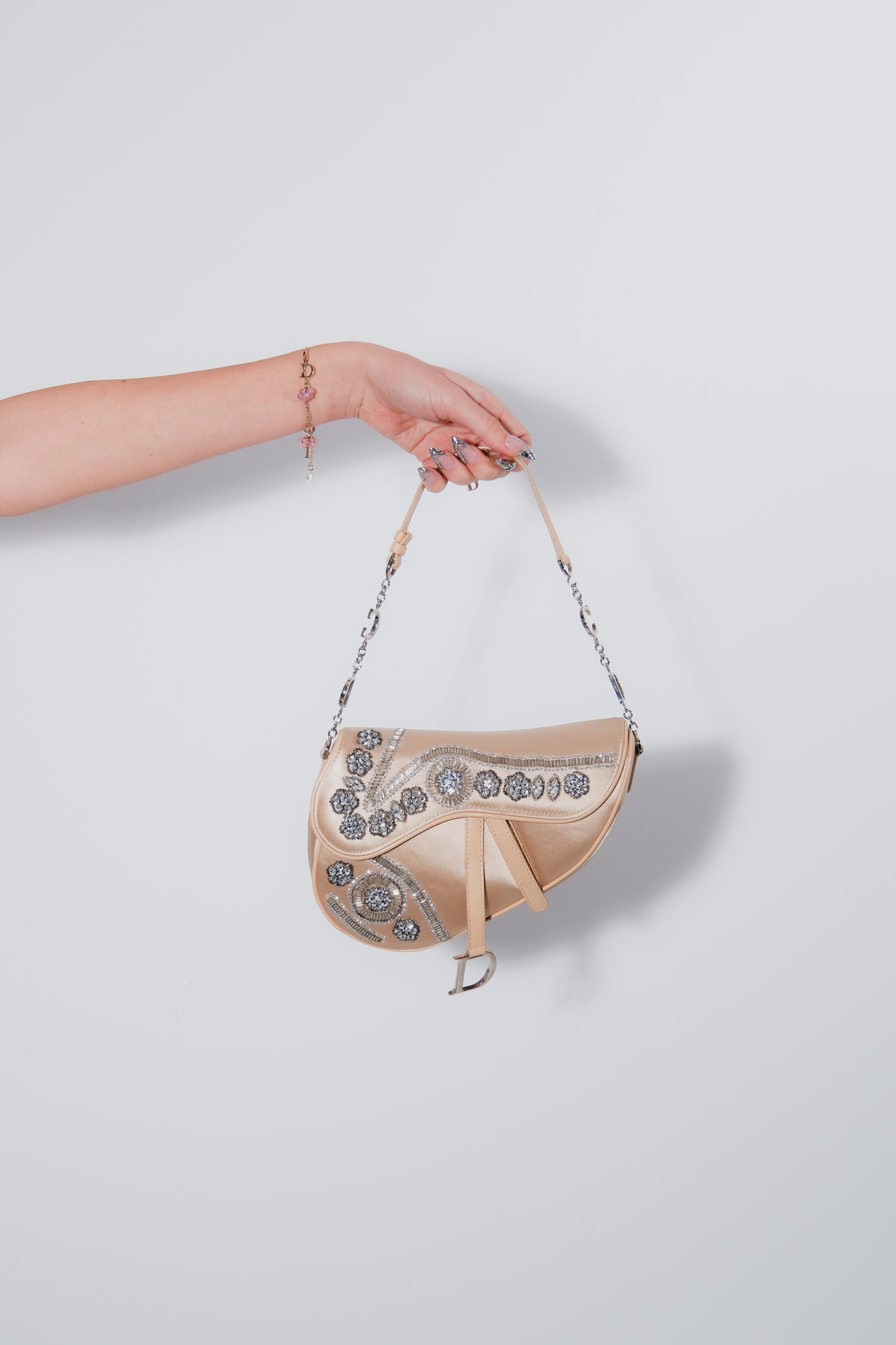 Dior Vintage Silk Saddle