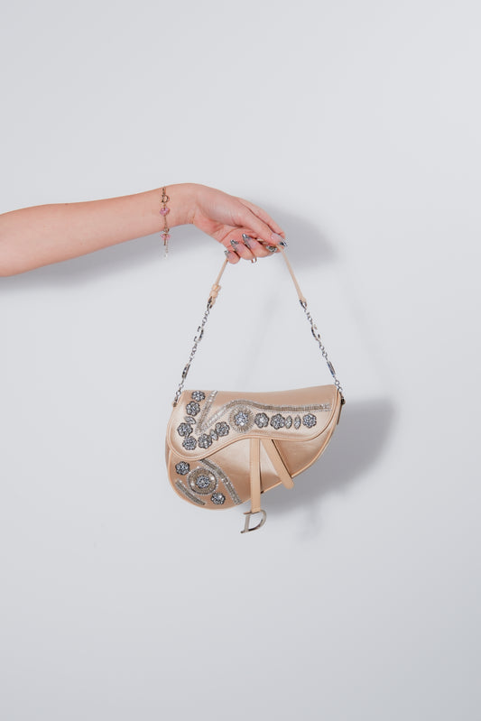 Dior Vintage Silk Saddle