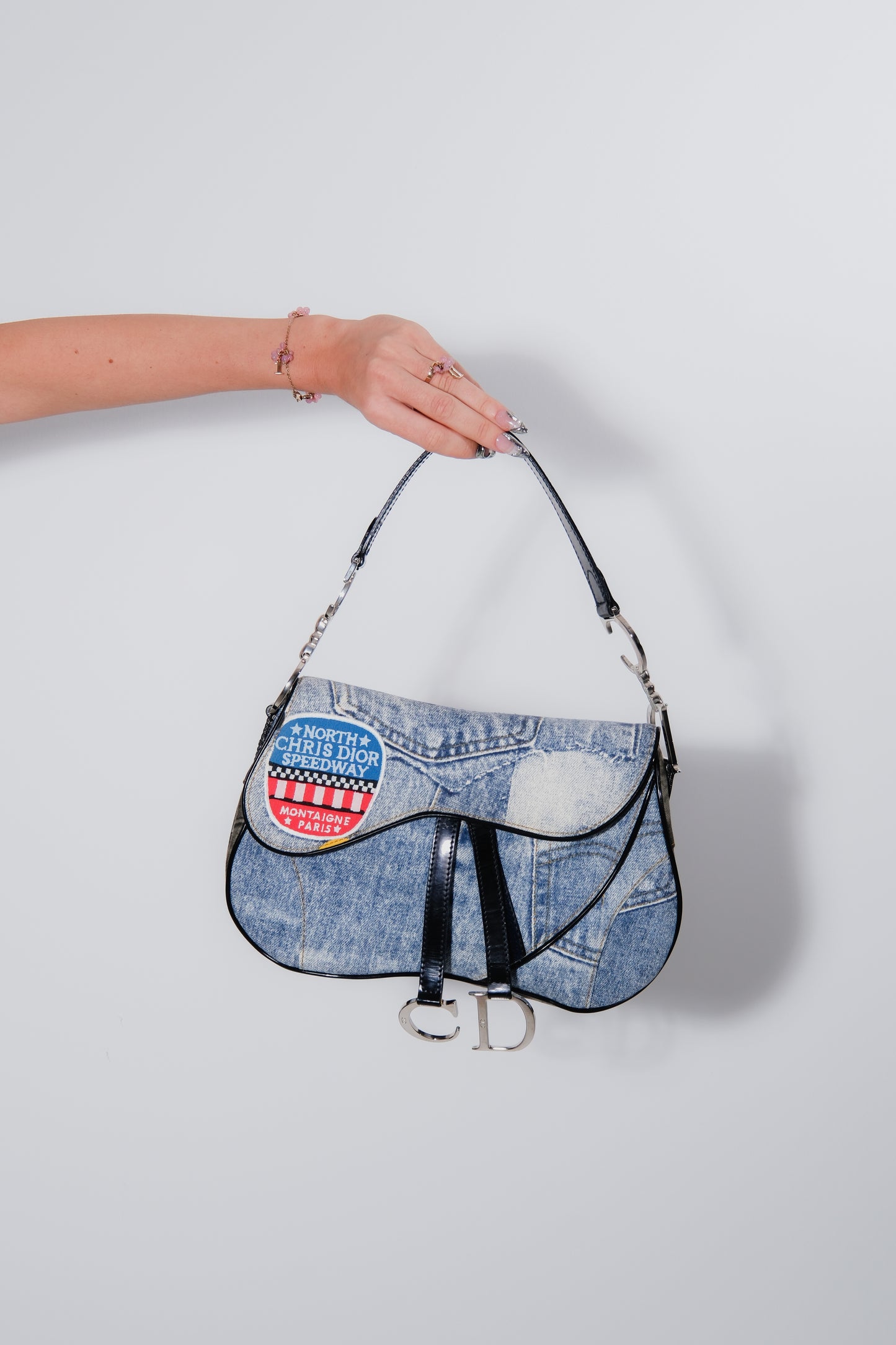 Dior Vintage Denim Saddle