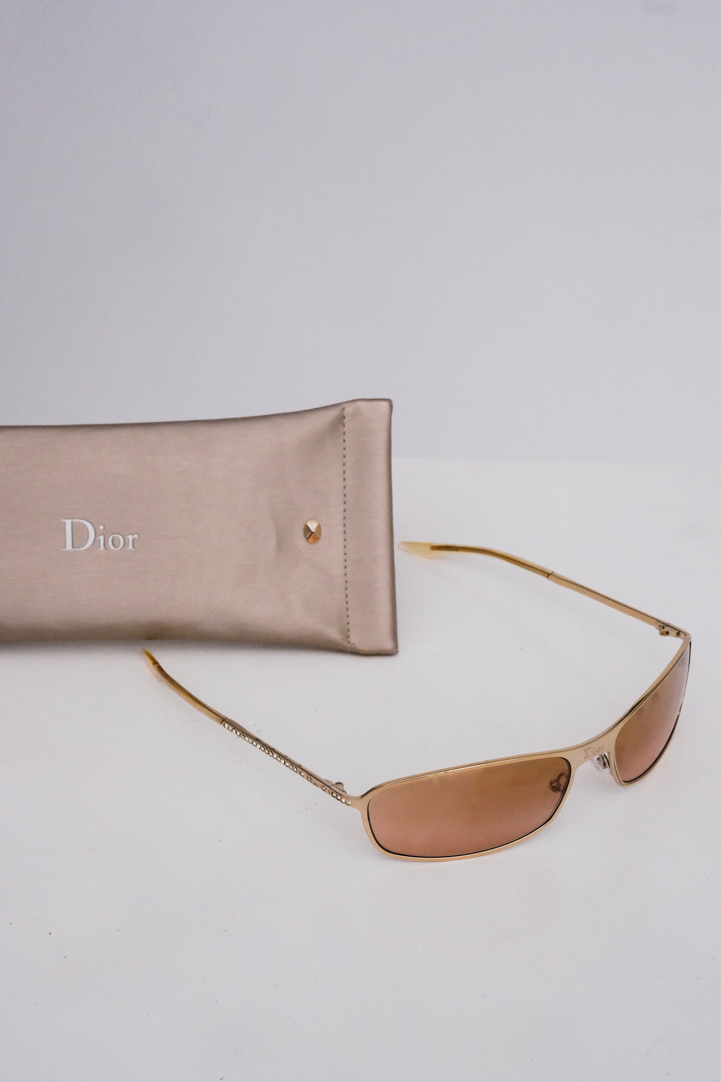 Vintage Dior Diamanté Monogram Sunglasses