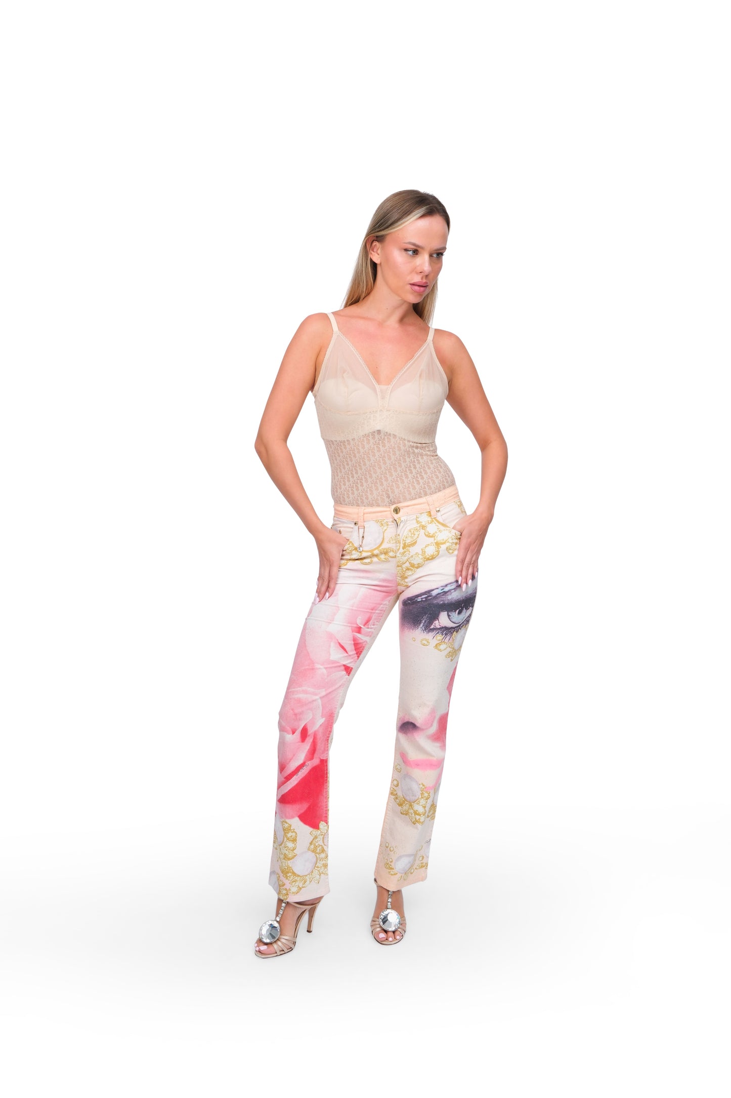 Roberto Cavalli Printed Trousers