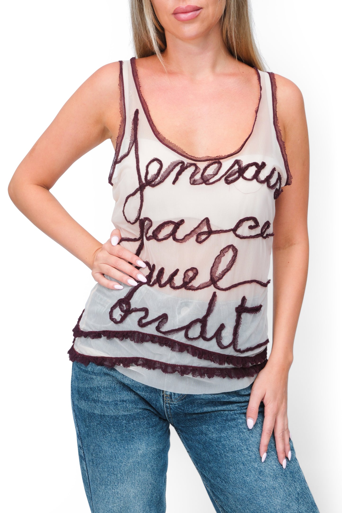 Jean Paul Gaultier Sheet Tank