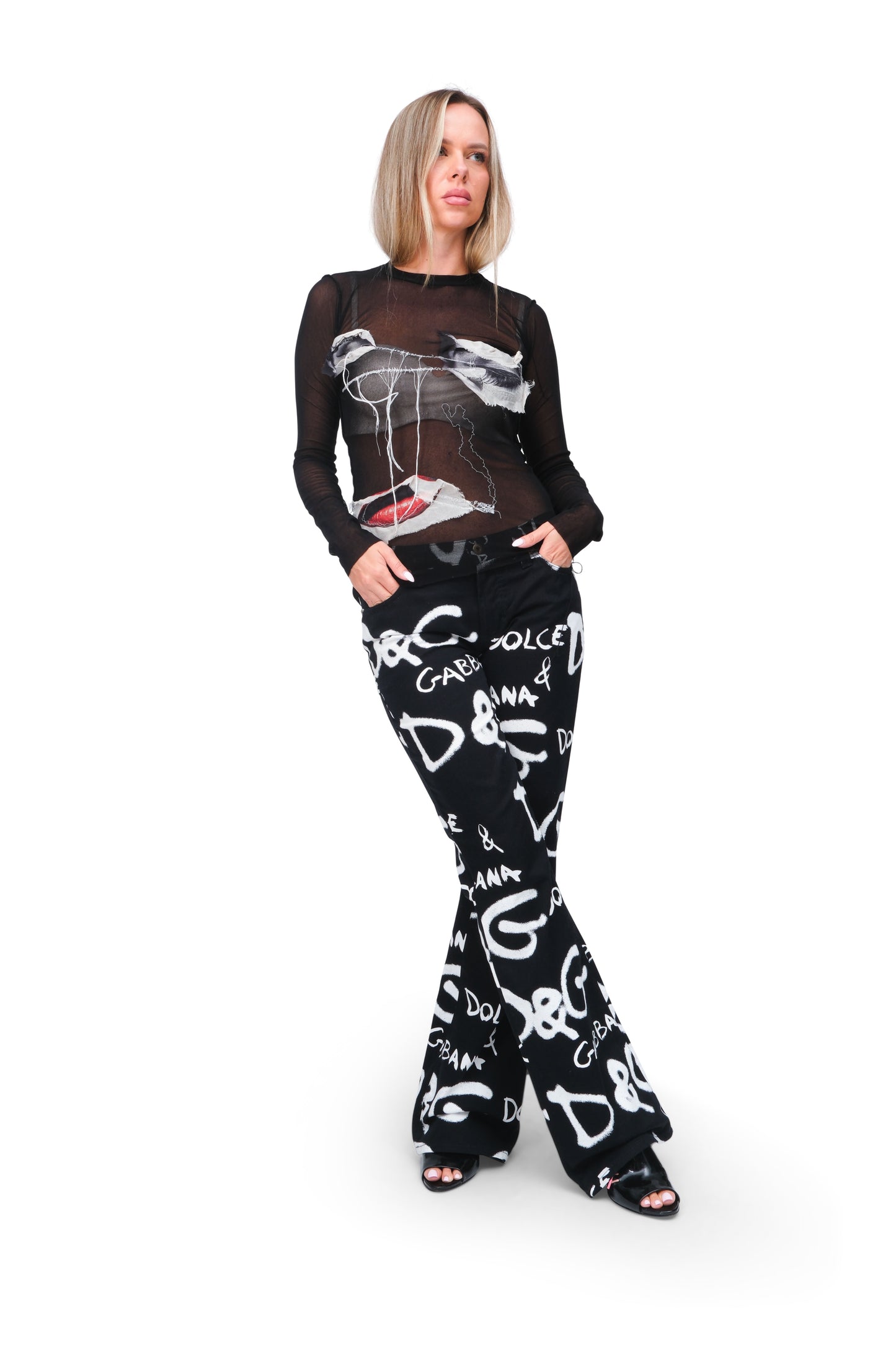 D&G Monogram Trousers