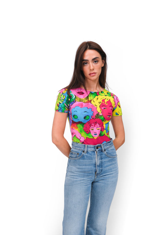 Gianni Versace Pop Art Top