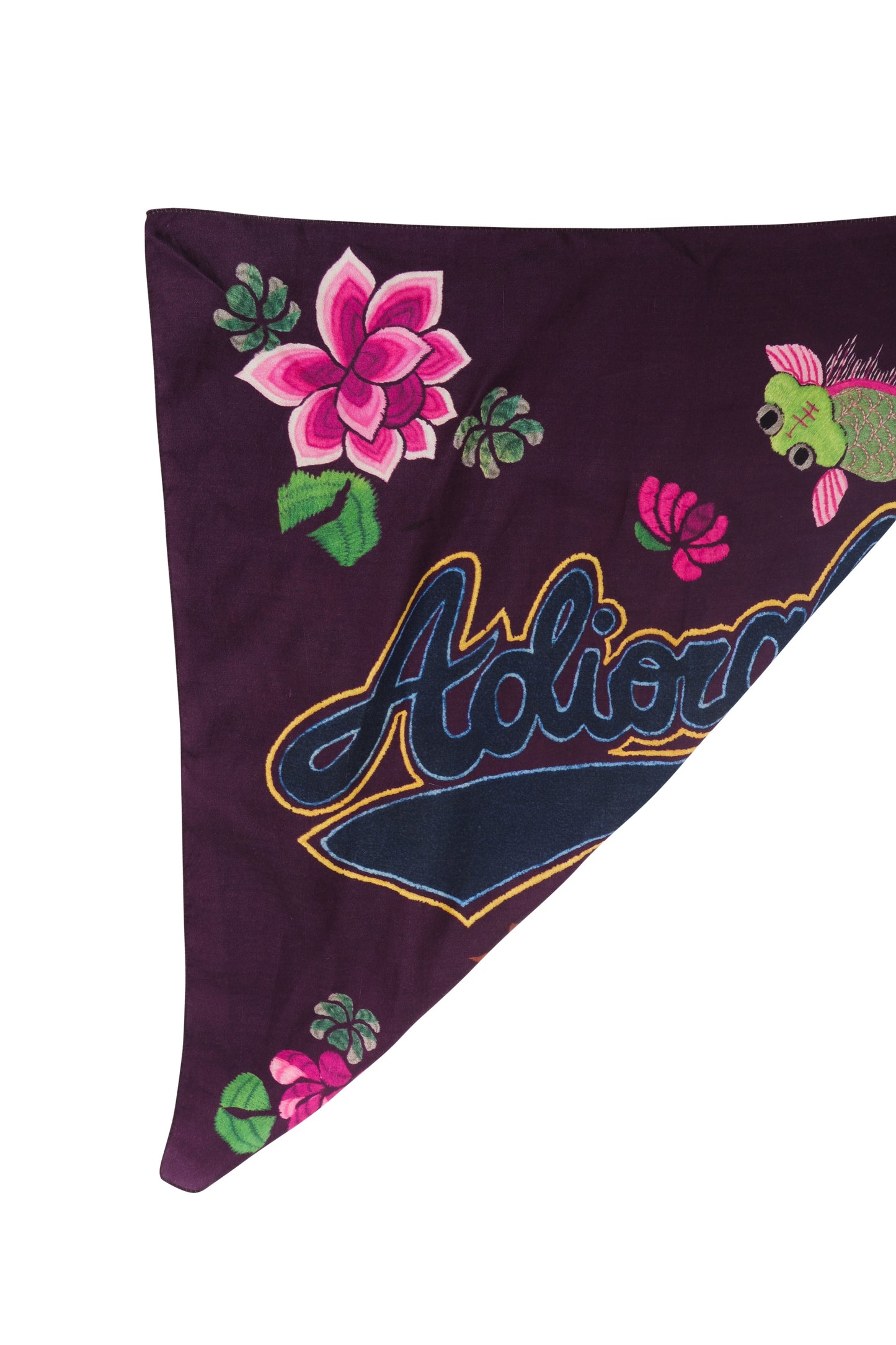 Dior Silk Embroidered Scarf