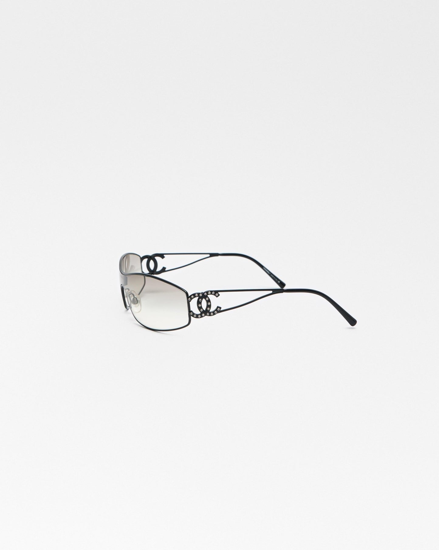 Chanel Diamanté Rimless Sunglasses
