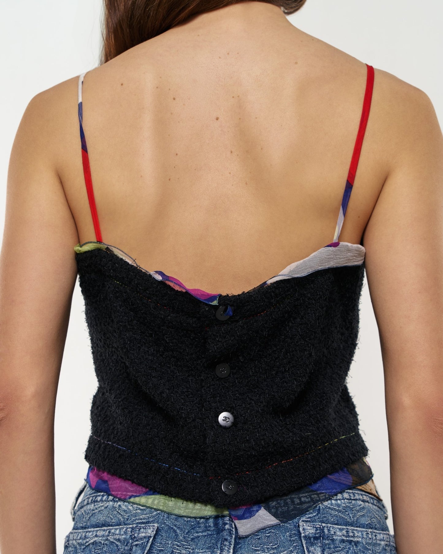 Chanel Floral Appliqué Top