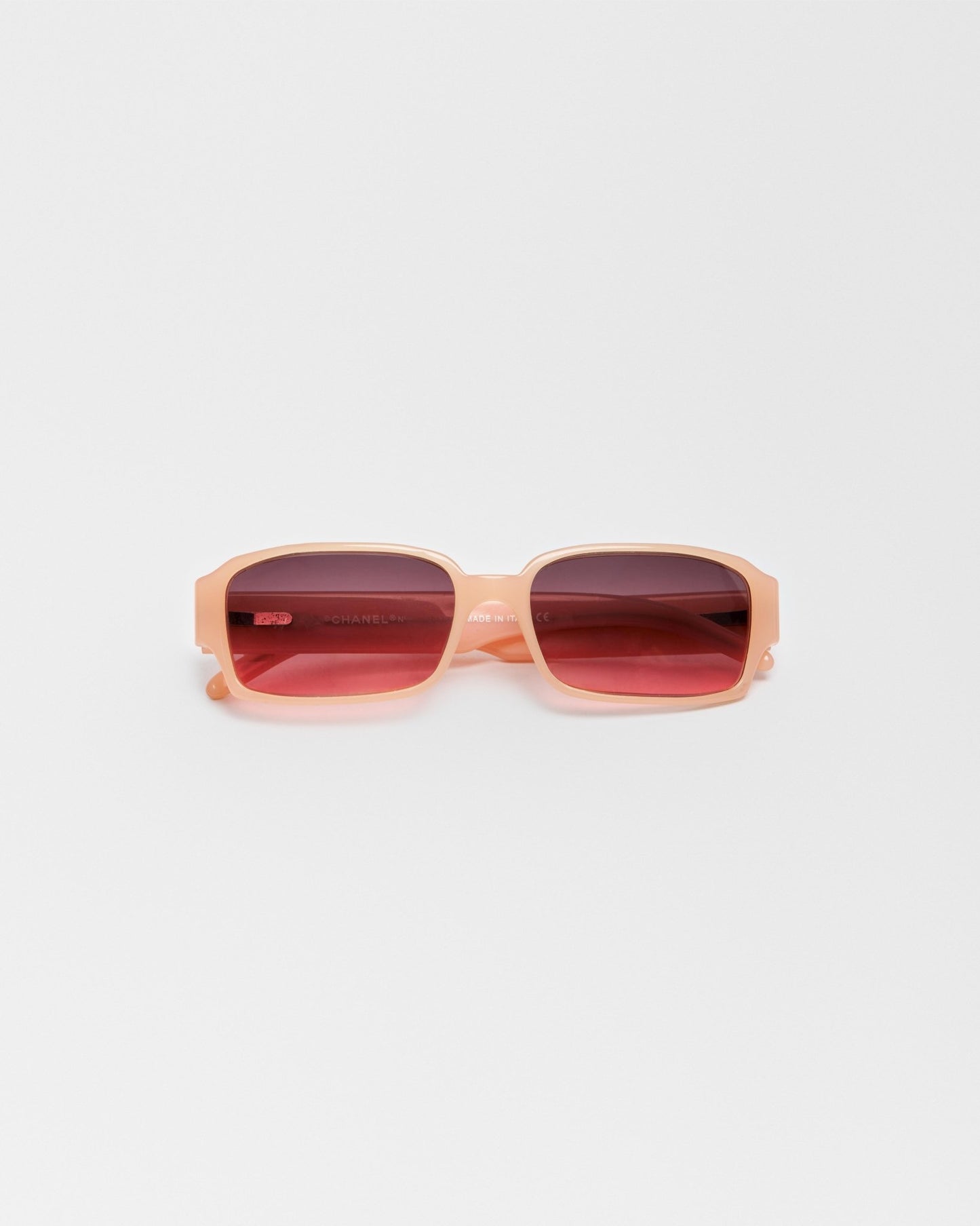 Chanel Rhinestone Logo Sunglasses