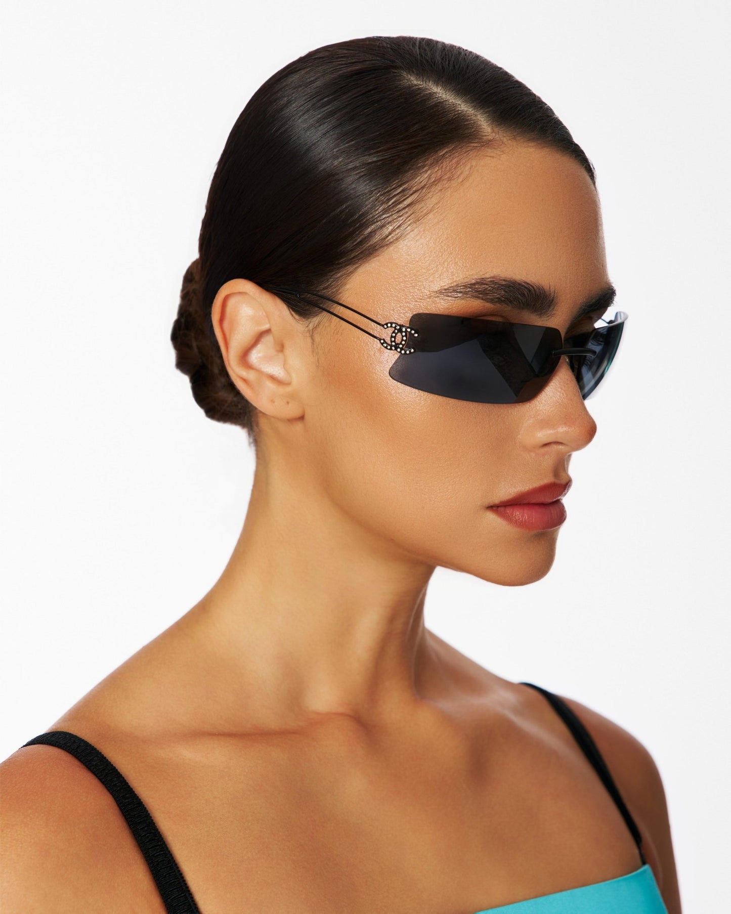 Chanel Rimless CC Sunglasses