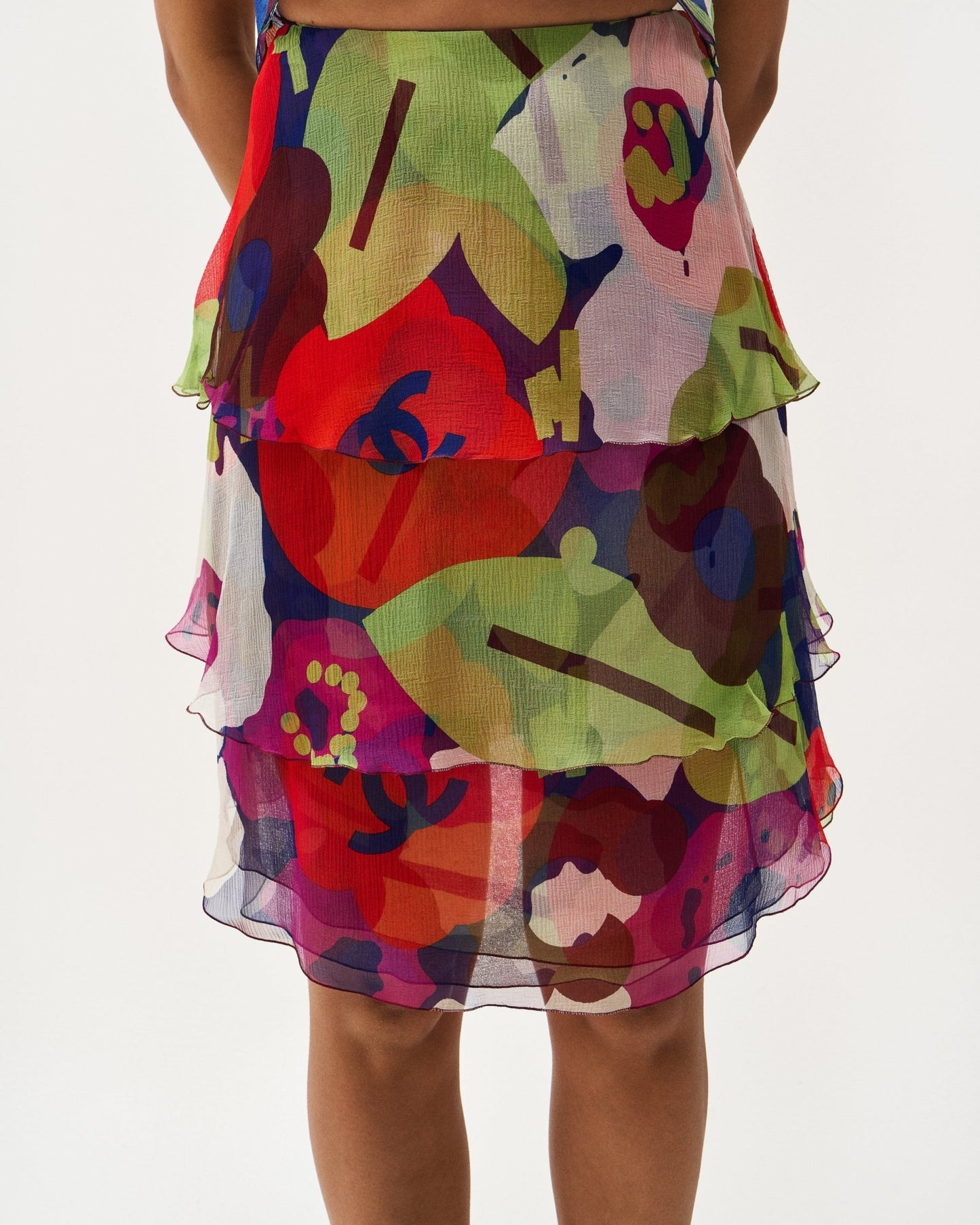 Chanel Vintage Chiffon Skirt