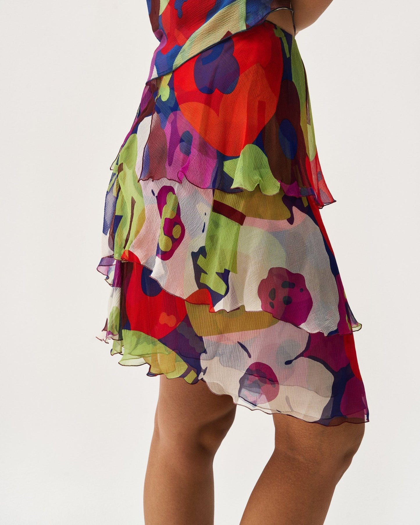 Chanel Vintage Chiffon Skirt