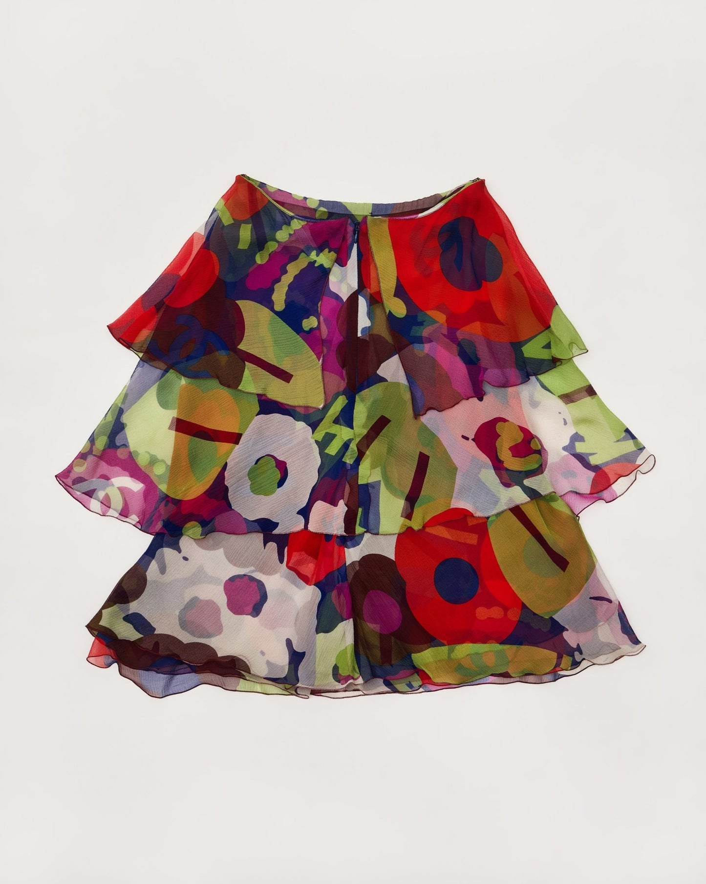 Chanel Vintage Chiffon Skirt