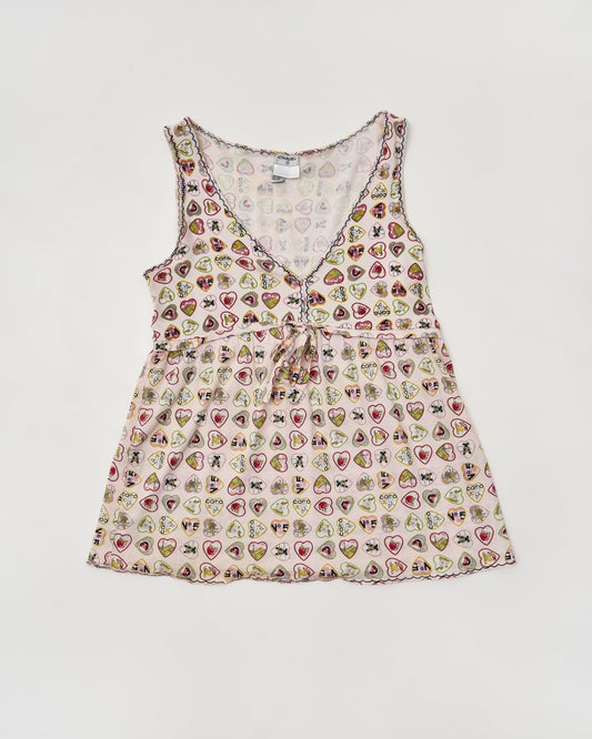 Chanel Vintage Hearts Top