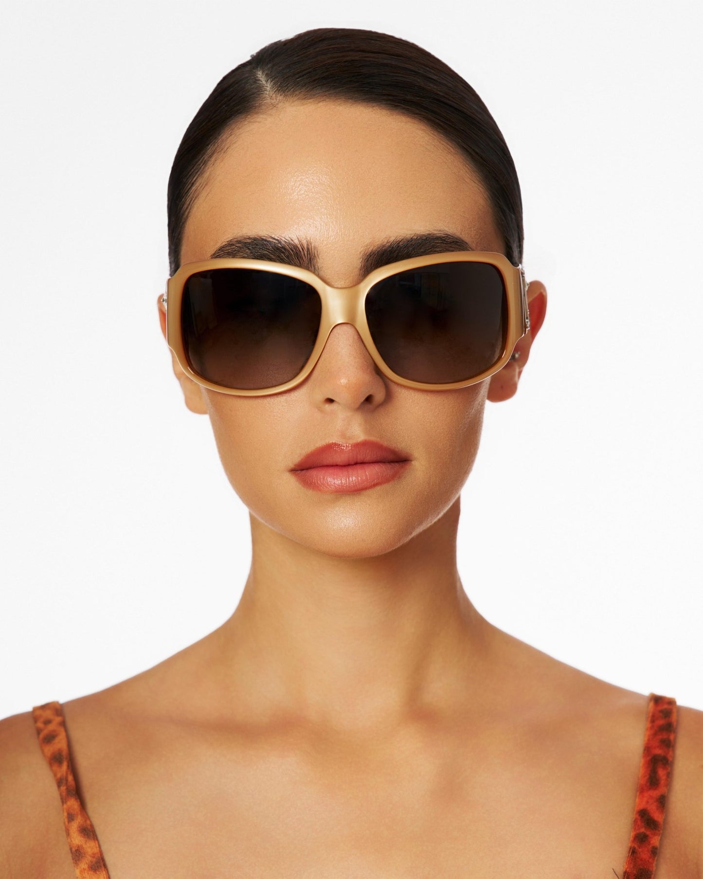 Christian Dior Rhinestone Logo Sunglasses