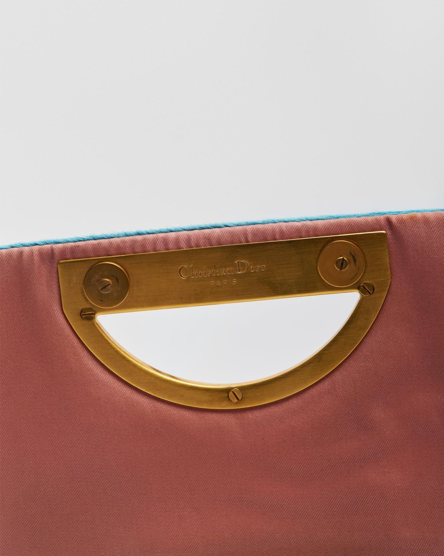 Dior Malice Pony Hair & Python Shoulder Bag