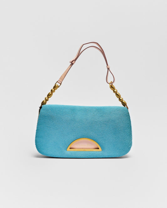 Dior Malice Pony Hair & Python Shoulder Bag