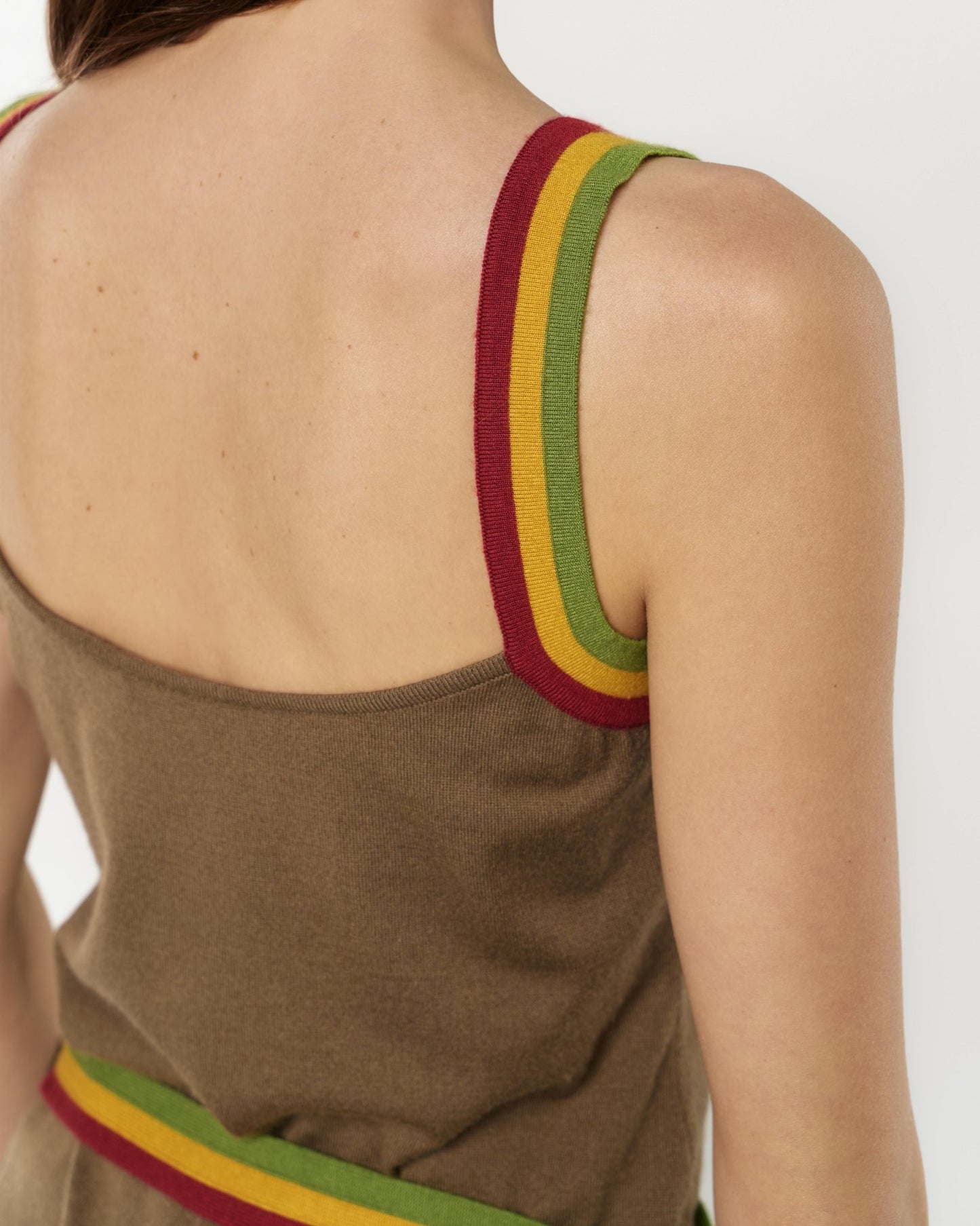 Dior Rasta No. 1 Knitted Belted Top