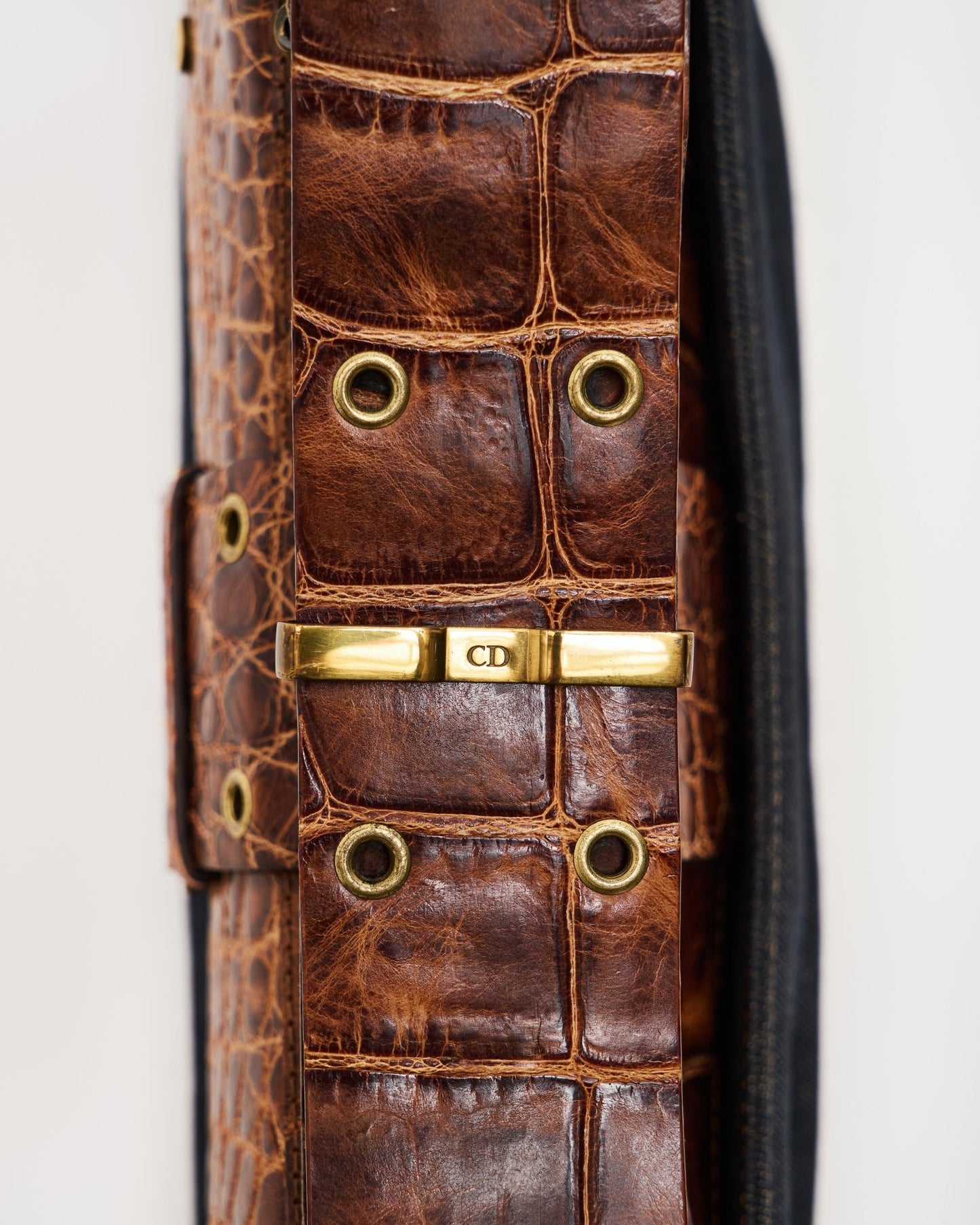 Dior Vintage Denim Columbus Bag