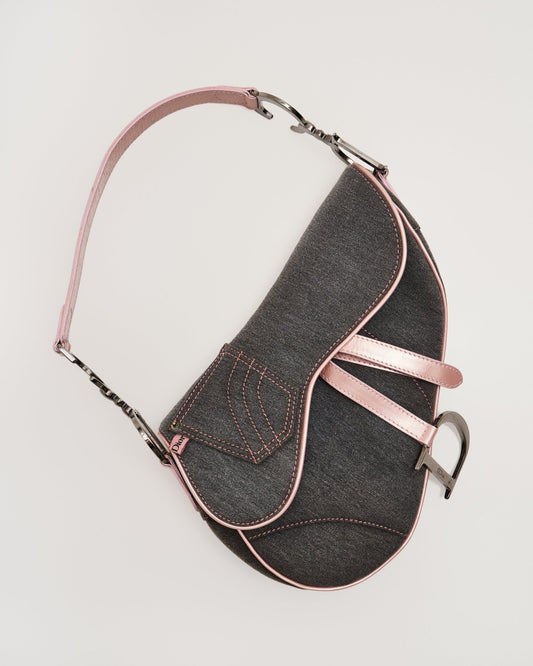 Dior Vintage Denim Saddle