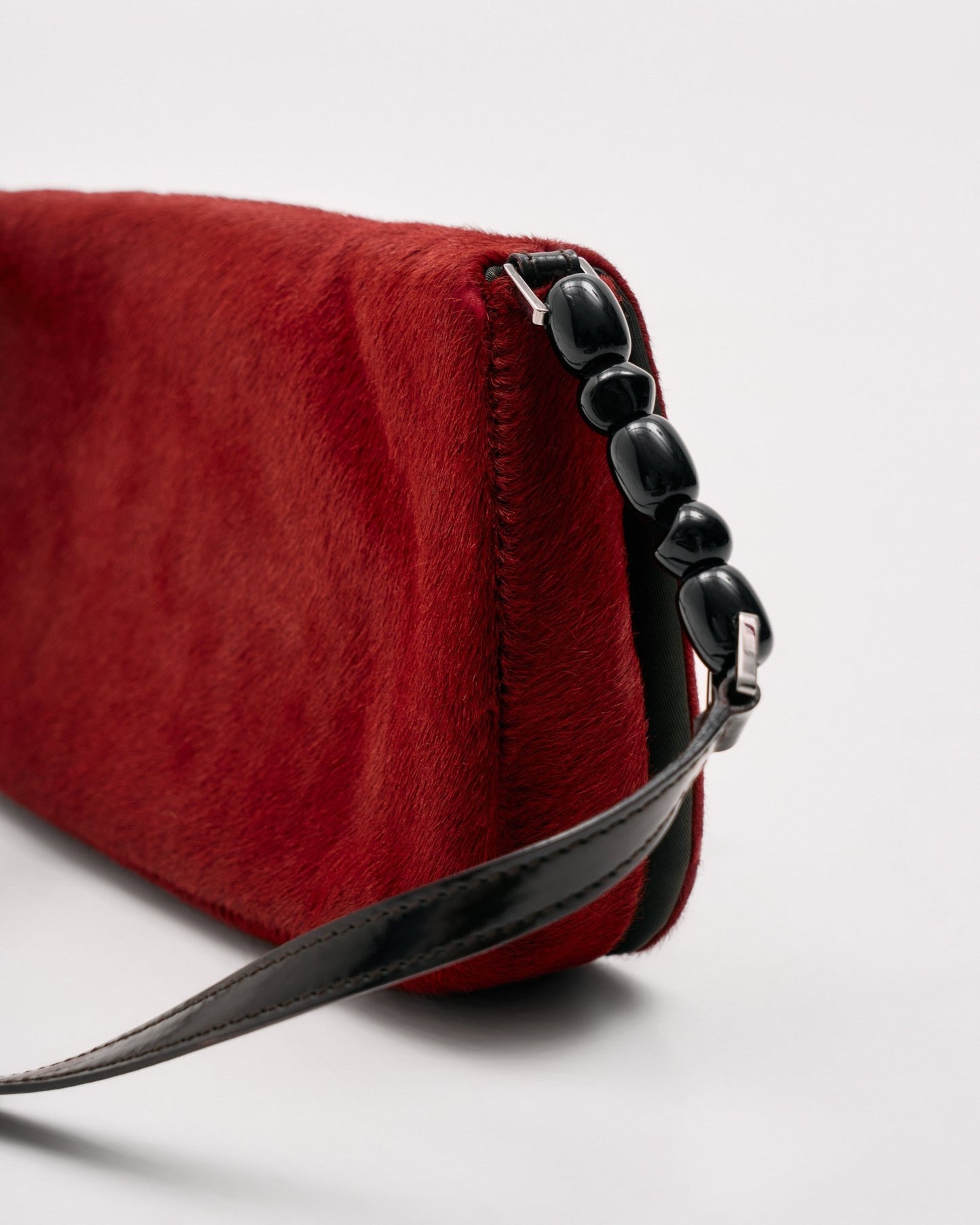 Dior Vintage Suede Pony Hair Malice Bag