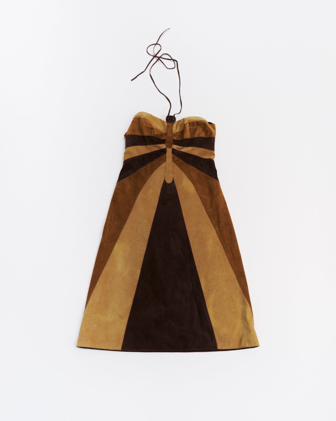 Dolce & Gabanna Suede Butterfly Dress